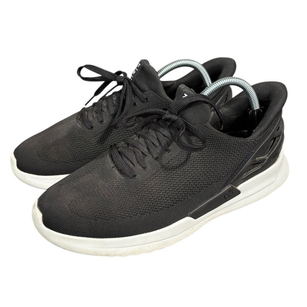Kizik Athens Men's Hands Free Sneakers Size 9.5 Wide Black Mesh Slip‎ On Shoes